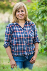 Fototapeta premium mature woman portrait