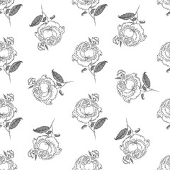 Vintage rose pattern