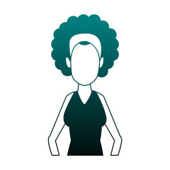 Young woman cartoon vector illustration graphic design