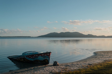 Ancorado na Lagoa