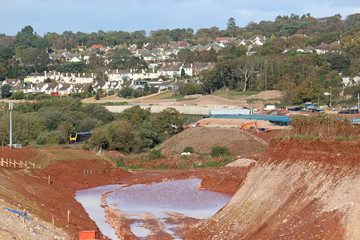 road construction site