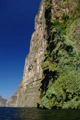 Inside Sumidero Canyon near Tuxtla Gutierrez in Chiapas, Mexico