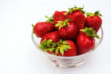 Strawberry isolated on white background. Clipping Path