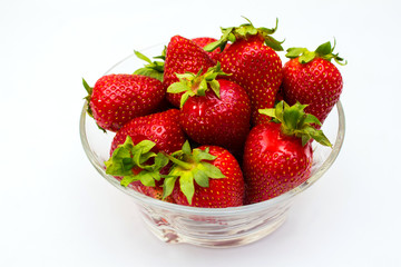 Strawberry isolated on white background. Clipping Path