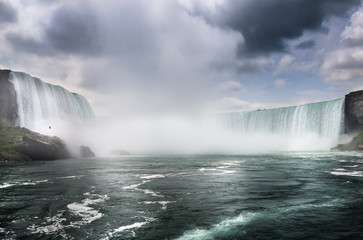 Scenic view of Niagara falls