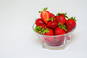 Strawberry isolated on white background. Clipping Path