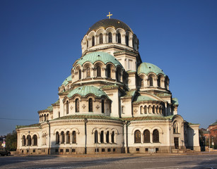 Alexander Nevsky Cathedral in Sofia. Bulgaria