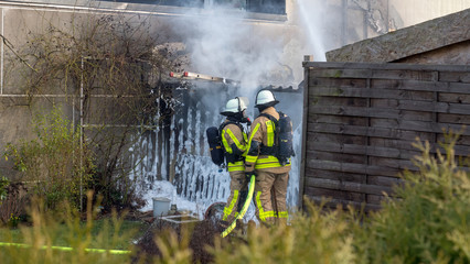 Obraz premium Feuerwehr im Einsatz
