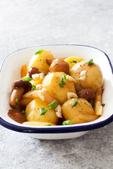 Baked Potatoes with Mushrooms