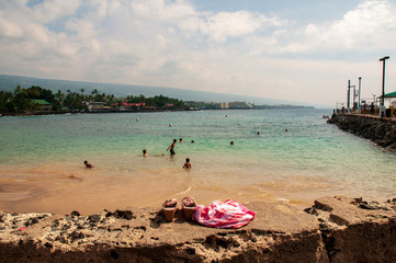 swimming kona harbor hawaii