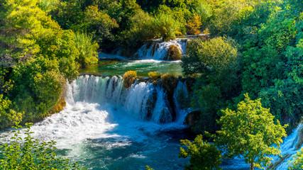 Fototapeta na wymiar Krka Wasserfälle 