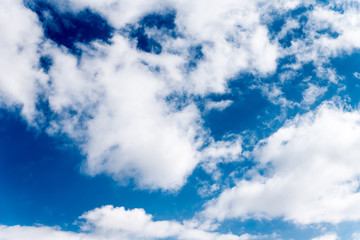 blue sky with cloud