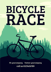 bicycle race flyer