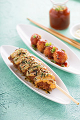 Fried asian appetizers