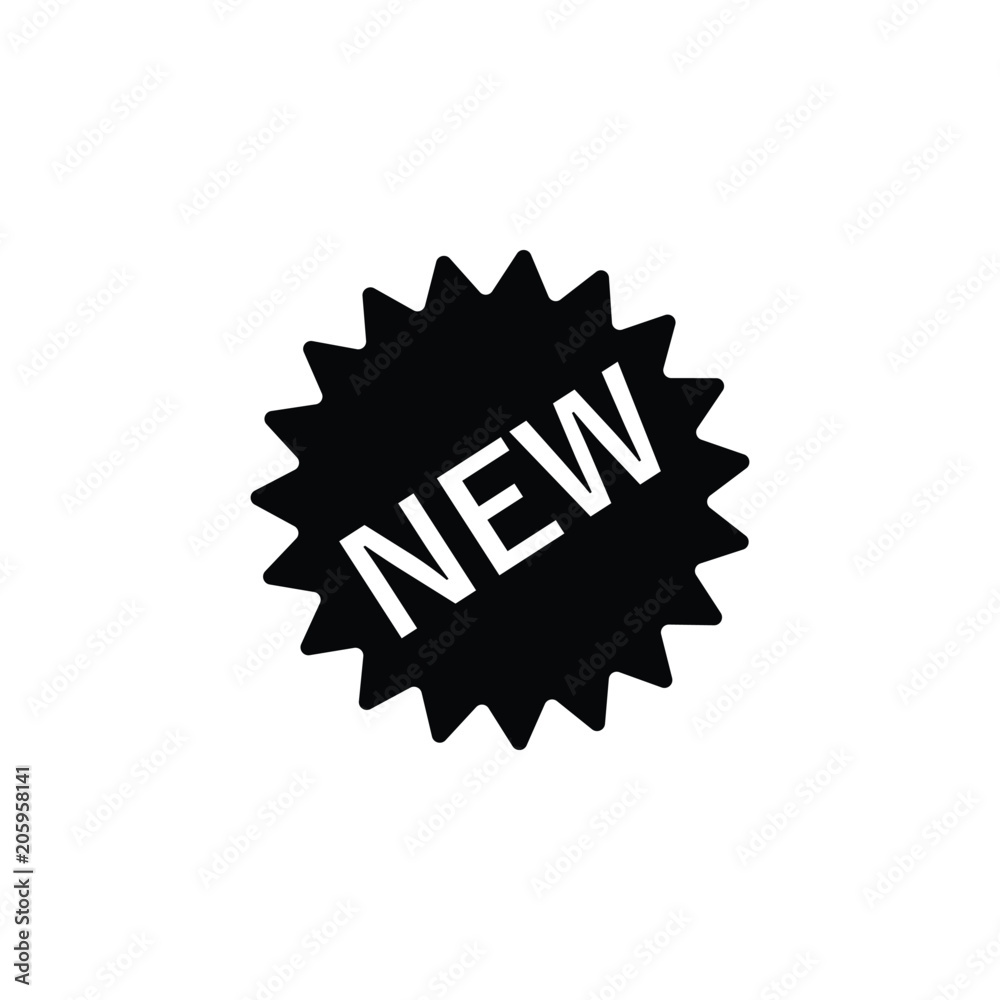 Poster sign of new products icon. element of web icon for mobile concept and web apps. isolated sign of new