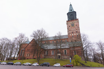 Turku Cathedral In Finland