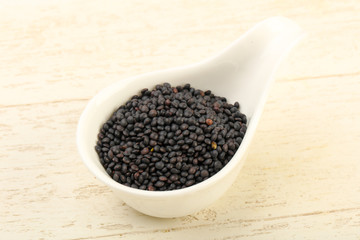 Black lentils