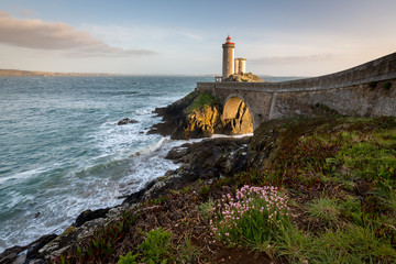 Le Petit Minou lighthouse near Brest city, Bretagne, France