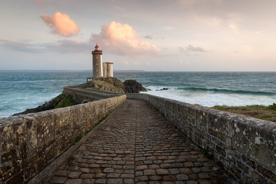 Le Petit Minou lighthouse near Brest city, Bretagne, France