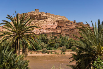 Ait Benhaddou village clay architecture, Morocco