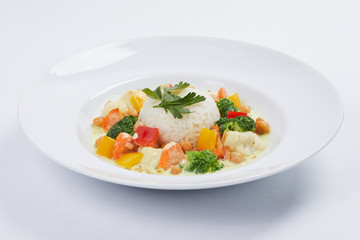 rice with vegetables
