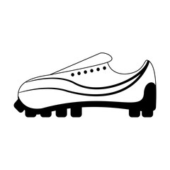 Soccer boot footwear vector illustration graphic design