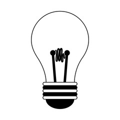 Bulb light energy vector illustration graphic design