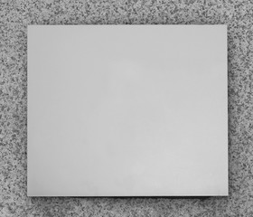 Blank sign on the wall background