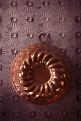 vintage copper baking mold
