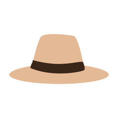 Summer fashion hat vector illustration graphic design