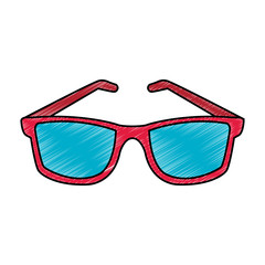 Fototapeta premium Fashion sunglasses isolated vector illustration graphic design