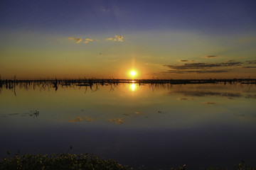 Atardecer Bañado La Estrella
