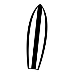 Surf table cartoon vector illustration graphic design