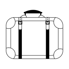 Vintage travel suitcase vector illustration graphic design