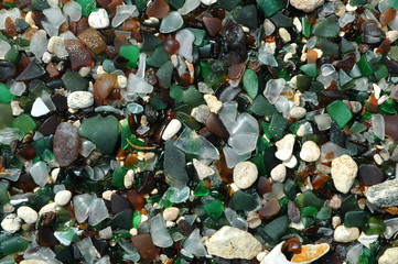 Seaglass on Beach