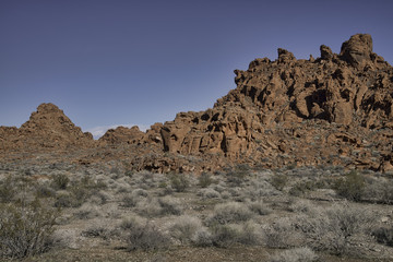 Rock Formations in Valley of Fire State Park, Nevada