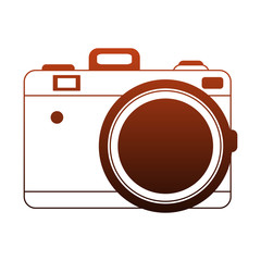 Vintage photographic camera vector illustration graphic design