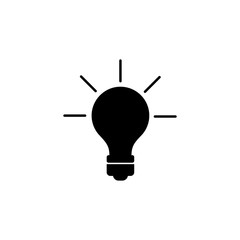a burning light bulb icon. Element of web icon for mobile concept and web apps. Isolated a burning light bulb icon can be used for web and mobile