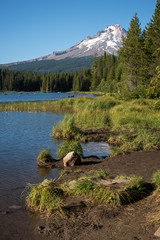 Lake Trillium with Mt. Hood in the background, Oregon