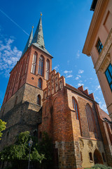 Fototapeta na wymiar Berlin Nikolaikirche church in Germany
