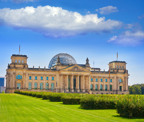 Naklejka premium Reichstag Berlin building Deutscher Bundestag