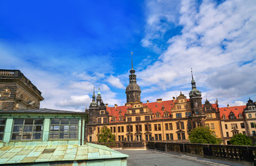 Fototapeta premium Residenzschloss near Zwinger Dresden Germany