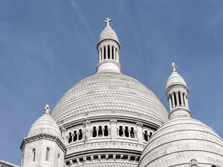 Basilique de Sacre Coeur closeup of the main dome