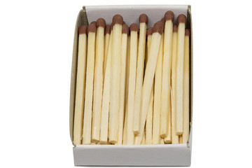 one box with brown matches