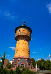 Naklejka premium Halle Wasserturm Nord North Water Tower Germany