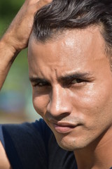 Obraz premium Attractive Young Colombian Male