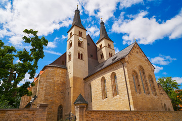 Fototapeta na wymiar Nordhausen Holy Cross Cathedral in Germany