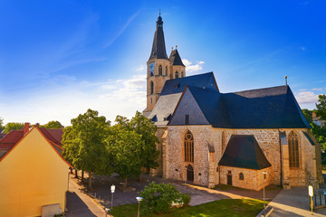 Fototapeta na wymiar Nordhausen St Blasii church Thuringia Germany