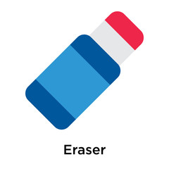 Eraser icon isolated on white background