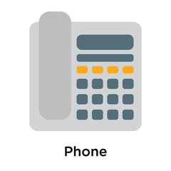 Phone icon isolated on white background